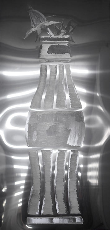 Coca-Cola Bottle with Unopened Dandelions 6