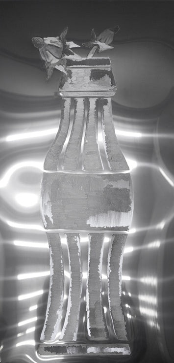 Coca-Cola Bottle with Unopened Dandelions 3